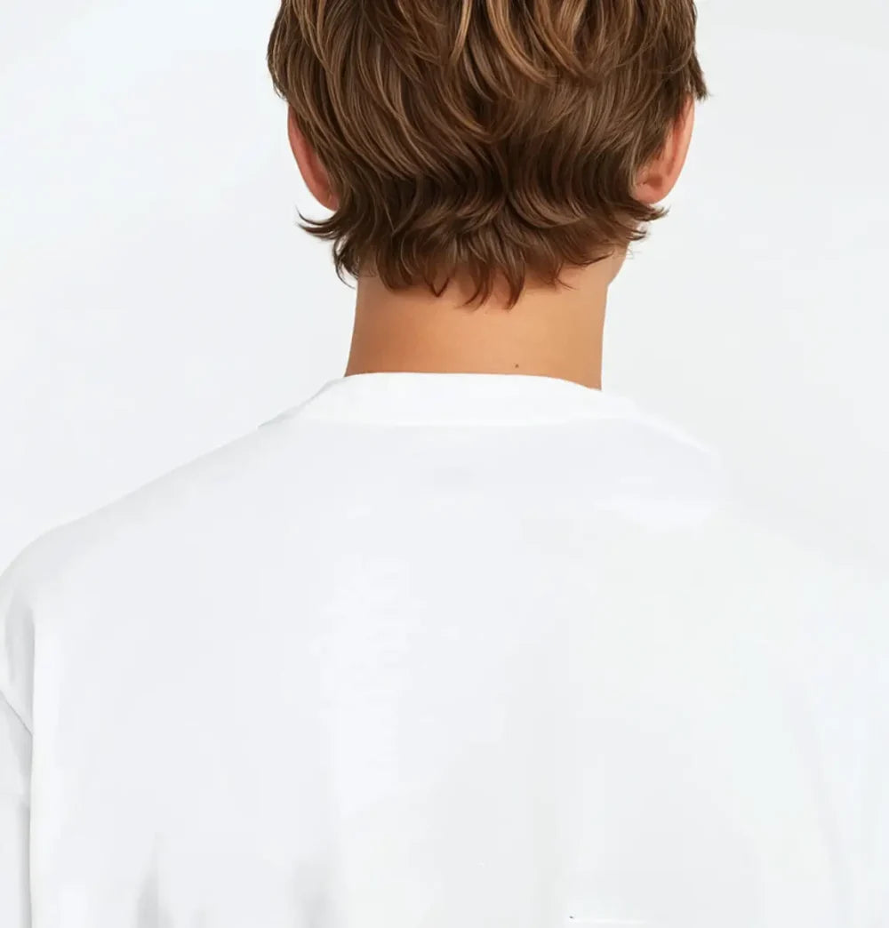 Crew Neck T-Shirt: White