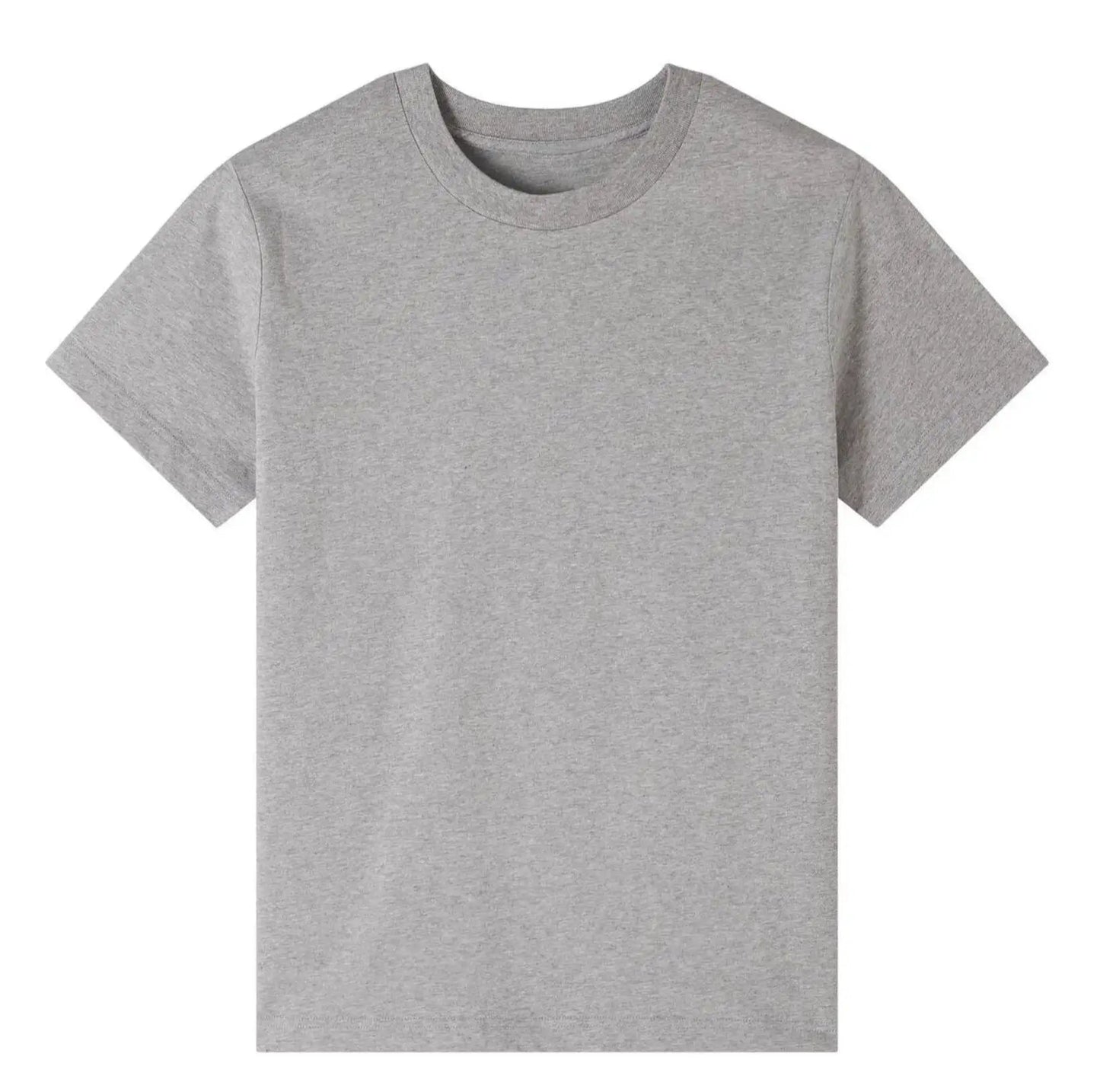 Crew Neck T-Shirt: Grey