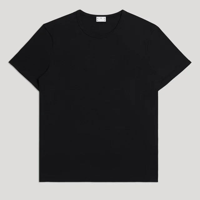 Crew Neck T-Shirt: Black